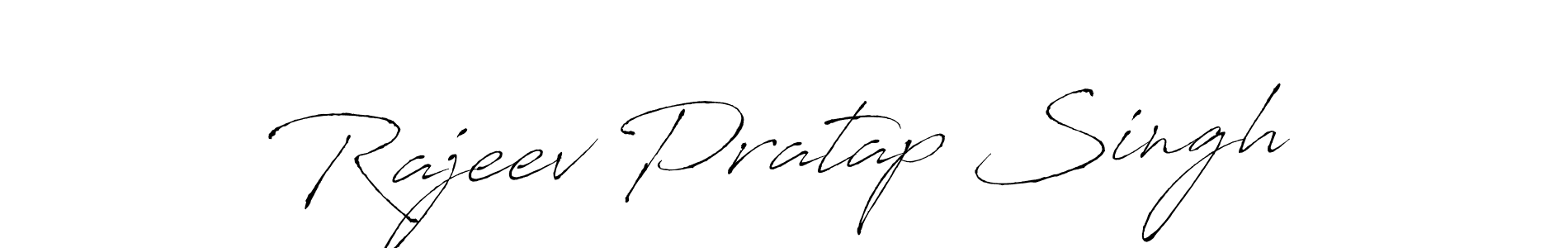 Design your own signature with our free online signature maker. With this signature software, you can create a handwritten (Antro_Vectra) signature for name Rajeev Pratap Singh. Rajeev Pratap Singh signature style 6 images and pictures png