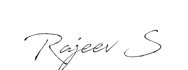 Similarly Antro_Vectra is the best handwritten signature design. Signature creator online .You can use it as an online autograph creator for name Rajeev S. Rajeev S signature style 6 images and pictures png