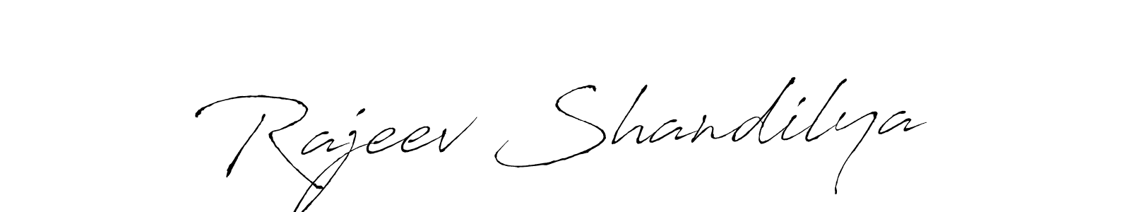 Also we have Rajeev Shandilya name is the best signature style. Create professional handwritten signature collection using Antro_Vectra autograph style. Rajeev Shandilya signature style 6 images and pictures png