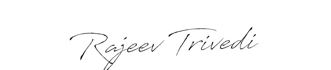 Rajeev Trivedi stylish signature style. Best Handwritten Sign (Antro_Vectra) for my name. Handwritten Signature Collection Ideas for my name Rajeev Trivedi. Rajeev Trivedi signature style 6 images and pictures png