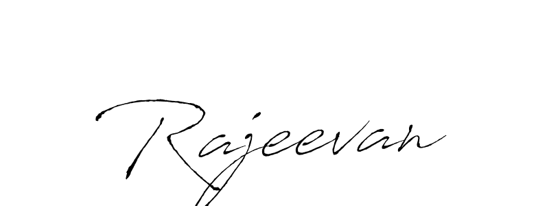 Create a beautiful signature design for name Rajeevan. With this signature (Antro_Vectra) fonts, you can make a handwritten signature for free. Rajeevan signature style 6 images and pictures png