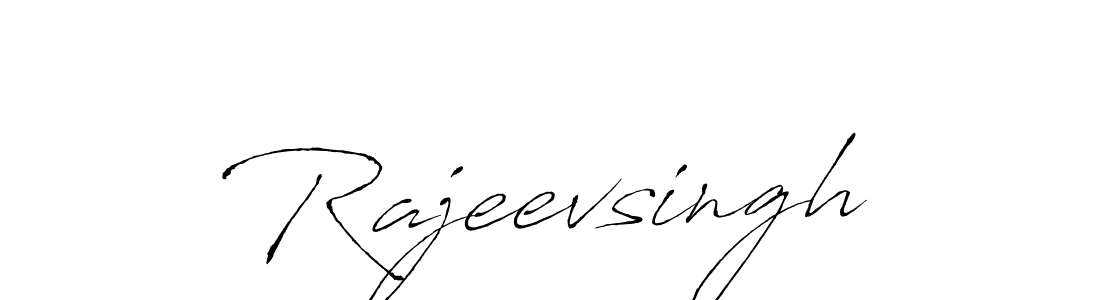 Design your own signature with our free online signature maker. With this signature software, you can create a handwritten (Antro_Vectra) signature for name Rajeevsingh. Rajeevsingh signature style 6 images and pictures png