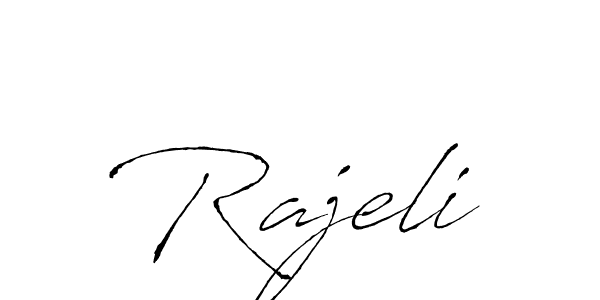 The best way (Antro_Vectra) to make a short signature is to pick only two or three words in your name. The name Rajeli include a total of six letters. For converting this name. Rajeli signature style 6 images and pictures png