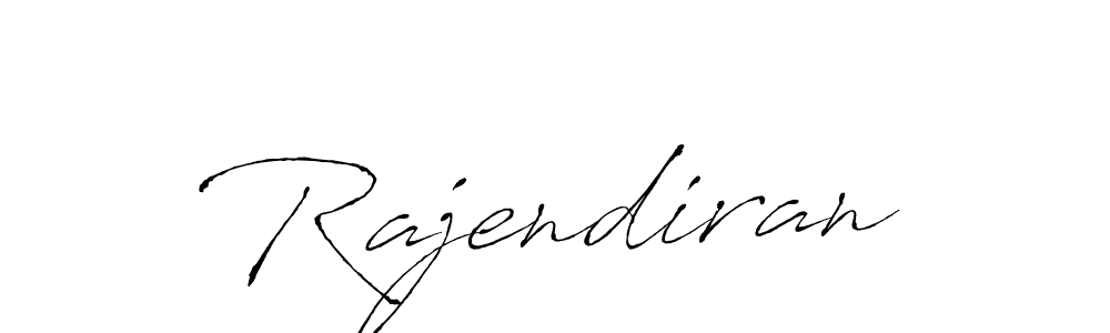 Create a beautiful signature design for name Rajendiran. With this signature (Antro_Vectra) fonts, you can make a handwritten signature for free. Rajendiran signature style 6 images and pictures png