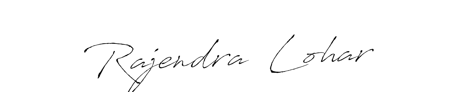 The best way (Antro_Vectra) to make a short signature is to pick only two or three words in your name. The name Rajendra  Lohar include a total of six letters. For converting this name. Rajendra  Lohar signature style 6 images and pictures png