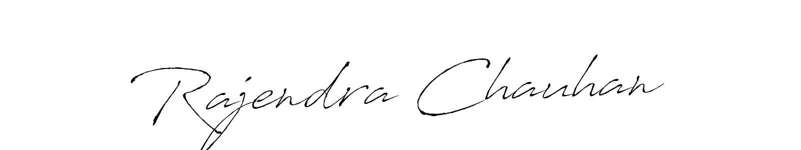 Design your own signature with our free online signature maker. With this signature software, you can create a handwritten (Antro_Vectra) signature for name Rajendra Chauhan. Rajendra Chauhan signature style 6 images and pictures png