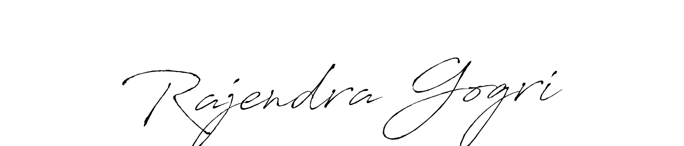 Design your own signature with our free online signature maker. With this signature software, you can create a handwritten (Antro_Vectra) signature for name Rajendra Gogri. Rajendra Gogri signature style 6 images and pictures png