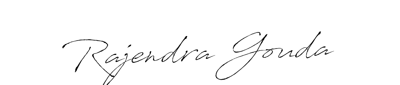 How to make Rajendra Gouda name signature. Use Antro_Vectra style for creating short signs online. This is the latest handwritten sign. Rajendra Gouda signature style 6 images and pictures png