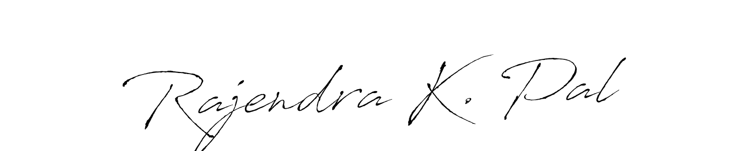 Rajendra K. Pal stylish signature style. Best Handwritten Sign (Antro_Vectra) for my name. Handwritten Signature Collection Ideas for my name Rajendra K. Pal. Rajendra K. Pal signature style 6 images and pictures png