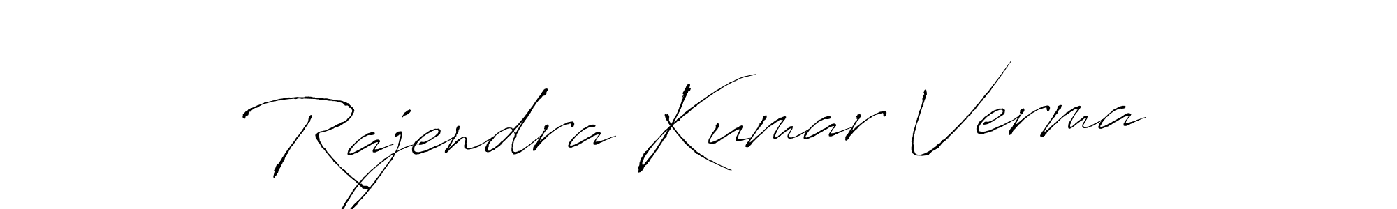 Use a signature maker to create a handwritten signature online. With this signature software, you can design (Antro_Vectra) your own signature for name Rajendra Kumar Verma. Rajendra Kumar Verma signature style 6 images and pictures png