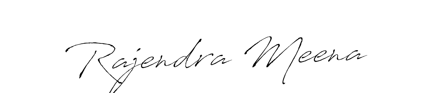 Antro_Vectra is a professional signature style that is perfect for those who want to add a touch of class to their signature. It is also a great choice for those who want to make their signature more unique. Get Rajendra Meena name to fancy signature for free. Rajendra Meena signature style 6 images and pictures png