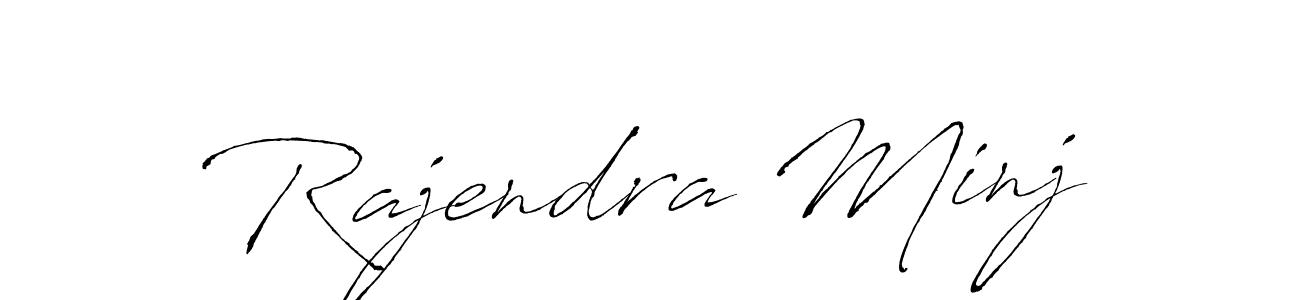 Also we have Rajendra Minj name is the best signature style. Create professional handwritten signature collection using Antro_Vectra autograph style. Rajendra Minj signature style 6 images and pictures png