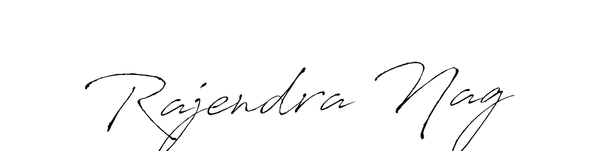 How to make Rajendra Nag name signature. Use Antro_Vectra style for creating short signs online. This is the latest handwritten sign. Rajendra Nag signature style 6 images and pictures png