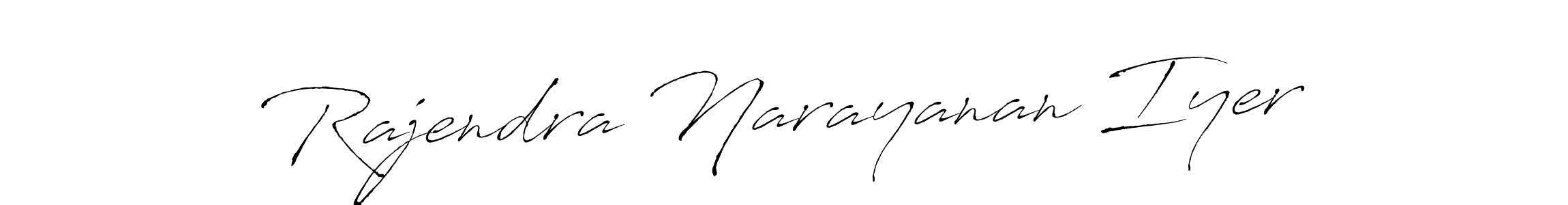 You should practise on your own different ways (Antro_Vectra) to write your name (Rajendra Narayanan Iyer) in signature. don't let someone else do it for you. Rajendra Narayanan Iyer signature style 6 images and pictures png