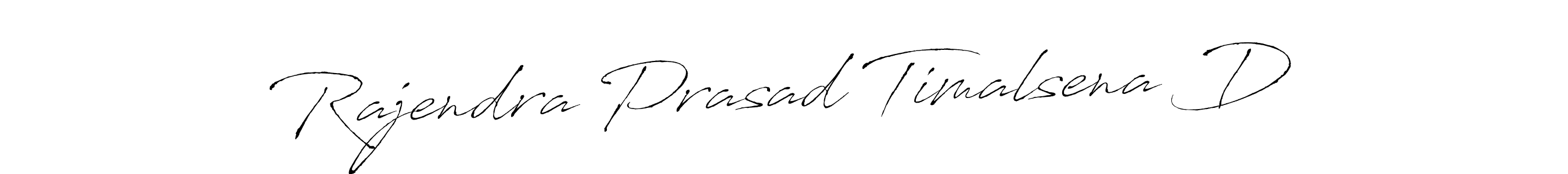 How to make Rajendra Prasad Timalsena D name signature. Use Antro_Vectra style for creating short signs online. This is the latest handwritten sign. Rajendra Prasad Timalsena D signature style 6 images and pictures png