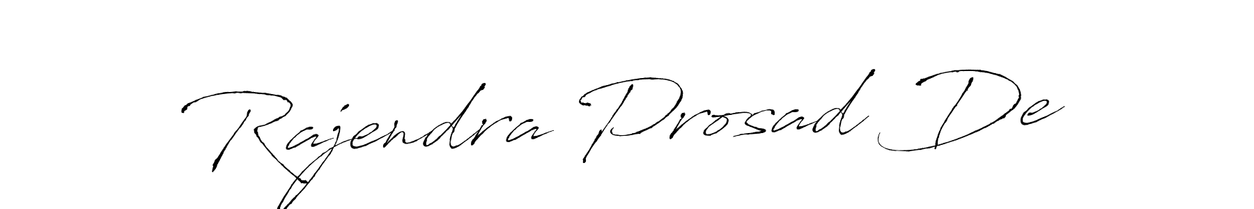 How to make Rajendra Prosad De name signature. Use Antro_Vectra style for creating short signs online. This is the latest handwritten sign. Rajendra Prosad De signature style 6 images and pictures png