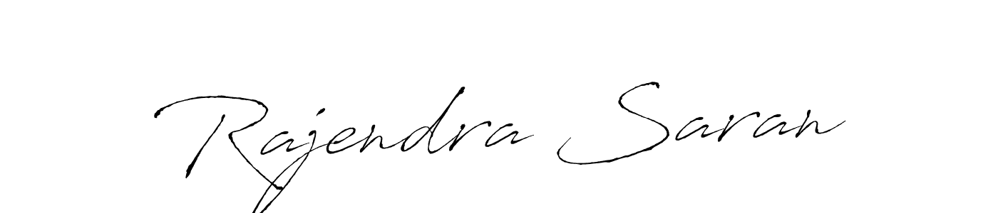 How to make Rajendra Saran name signature. Use Antro_Vectra style for creating short signs online. This is the latest handwritten sign. Rajendra Saran signature style 6 images and pictures png