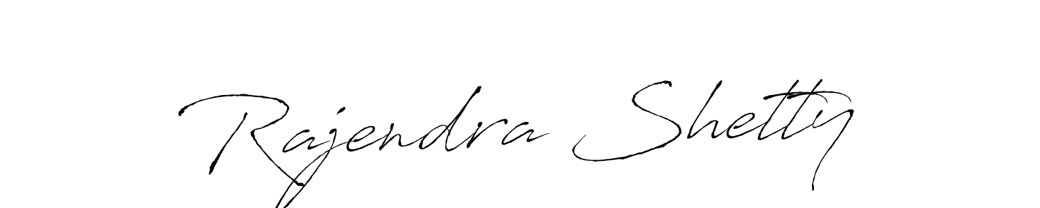 Create a beautiful signature design for name Rajendra Shetty. With this signature (Antro_Vectra) fonts, you can make a handwritten signature for free. Rajendra Shetty signature style 6 images and pictures png