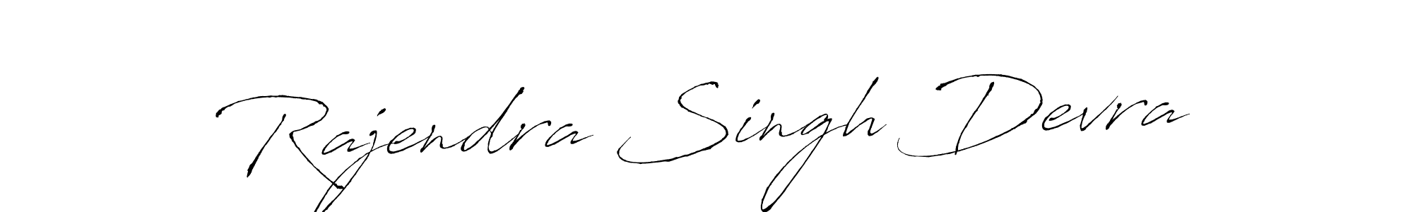 Antro_Vectra is a professional signature style that is perfect for those who want to add a touch of class to their signature. It is also a great choice for those who want to make their signature more unique. Get Rajendra Singh Devra name to fancy signature for free. Rajendra Singh Devra signature style 6 images and pictures png
