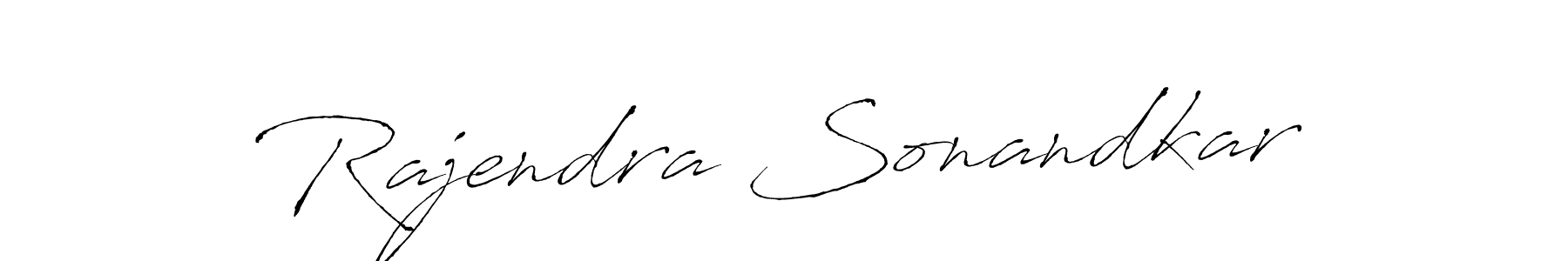 Design your own signature with our free online signature maker. With this signature software, you can create a handwritten (Antro_Vectra) signature for name Rajendra Sonandkar. Rajendra Sonandkar signature style 6 images and pictures png