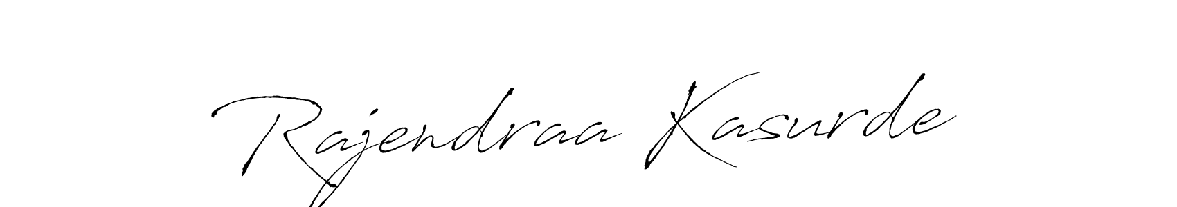 Make a short Rajendraa Kasurde signature style. Manage your documents anywhere anytime using Antro_Vectra. Create and add eSignatures, submit forms, share and send files easily. Rajendraa Kasurde signature style 6 images and pictures png