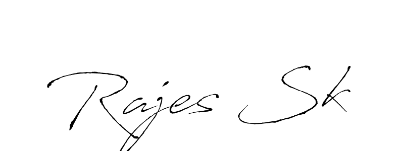 You should practise on your own different ways (Antro_Vectra) to write your name (Rajes Sk) in signature. don't let someone else do it for you. Rajes Sk signature style 6 images and pictures png