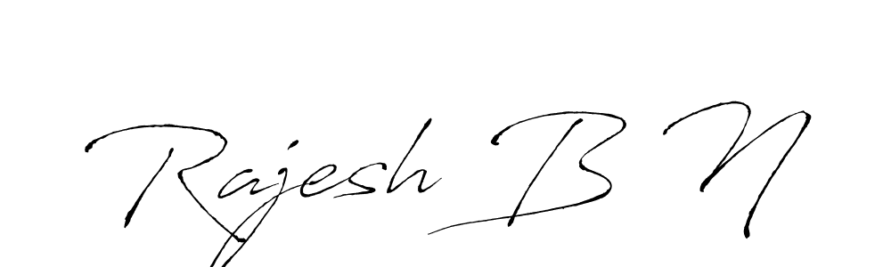 This is the best signature style for the Rajesh B N name. Also you like these signature font (Antro_Vectra). Mix name signature. Rajesh B N signature style 6 images and pictures png