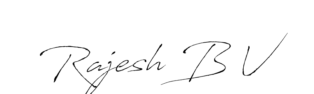 This is the best signature style for the Rajesh B V name. Also you like these signature font (Antro_Vectra). Mix name signature. Rajesh B V signature style 6 images and pictures png