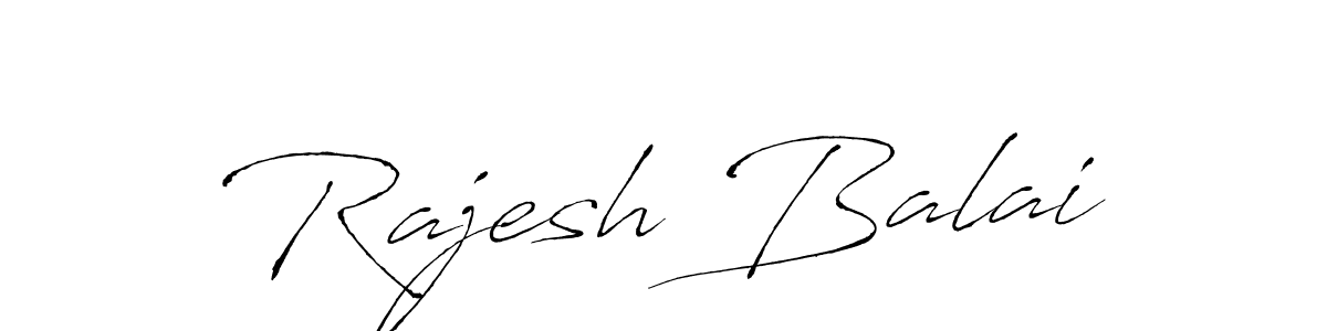 Antro_Vectra is a professional signature style that is perfect for those who want to add a touch of class to their signature. It is also a great choice for those who want to make their signature more unique. Get Rajesh Balai name to fancy signature for free. Rajesh Balai signature style 6 images and pictures png