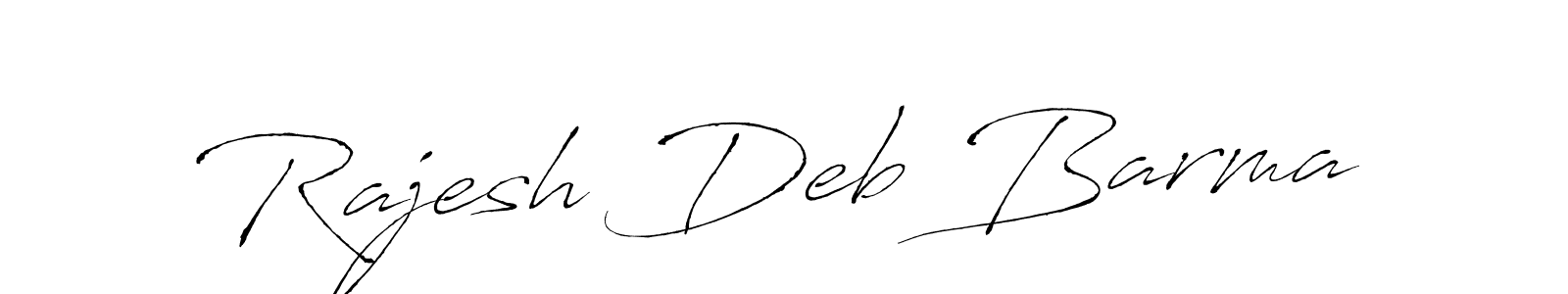 The best way (Antro_Vectra) to make a short signature is to pick only two or three words in your name. The name Rajesh Deb Barma include a total of six letters. For converting this name. Rajesh Deb Barma signature style 6 images and pictures png