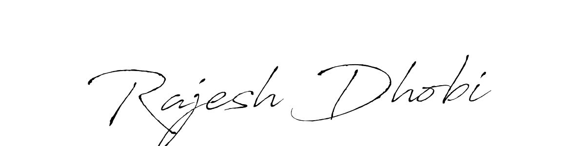 How to make Rajesh Dhobi signature? Antro_Vectra is a professional autograph style. Create handwritten signature for Rajesh Dhobi name. Rajesh Dhobi signature style 6 images and pictures png