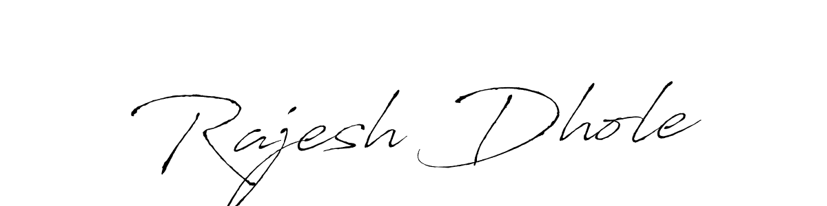 Use a signature maker to create a handwritten signature online. With this signature software, you can design (Antro_Vectra) your own signature for name Rajesh Dhole. Rajesh Dhole signature style 6 images and pictures png