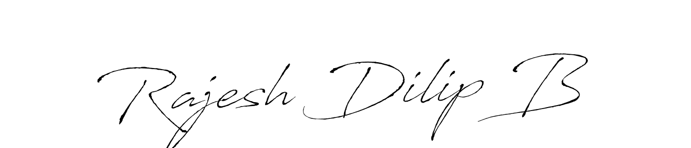 You should practise on your own different ways (Antro_Vectra) to write your name (Rajesh Dilip B) in signature. don't let someone else do it for you. Rajesh Dilip B signature style 6 images and pictures png
