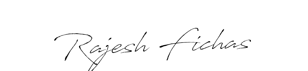 Also we have Rajesh Fichas name is the best signature style. Create professional handwritten signature collection using Antro_Vectra autograph style. Rajesh Fichas signature style 6 images and pictures png