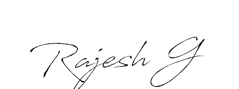 Use a signature maker to create a handwritten signature online. With this signature software, you can design (Antro_Vectra) your own signature for name Rajesh G. Rajesh G signature style 6 images and pictures png