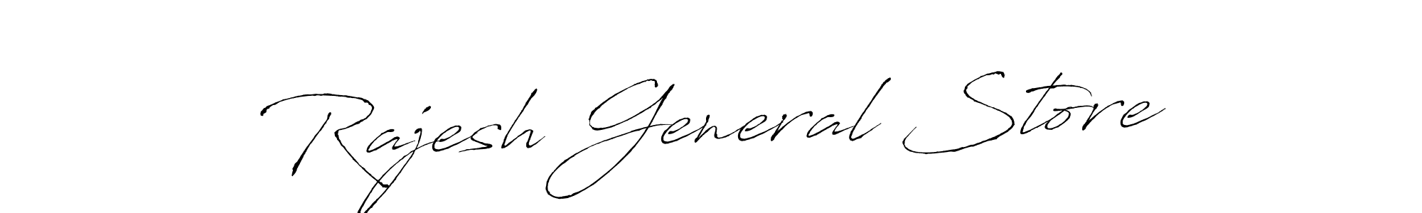 The best way (Antro_Vectra) to make a short signature is to pick only two or three words in your name. The name Rajesh General Store include a total of six letters. For converting this name. Rajesh General Store signature style 6 images and pictures png