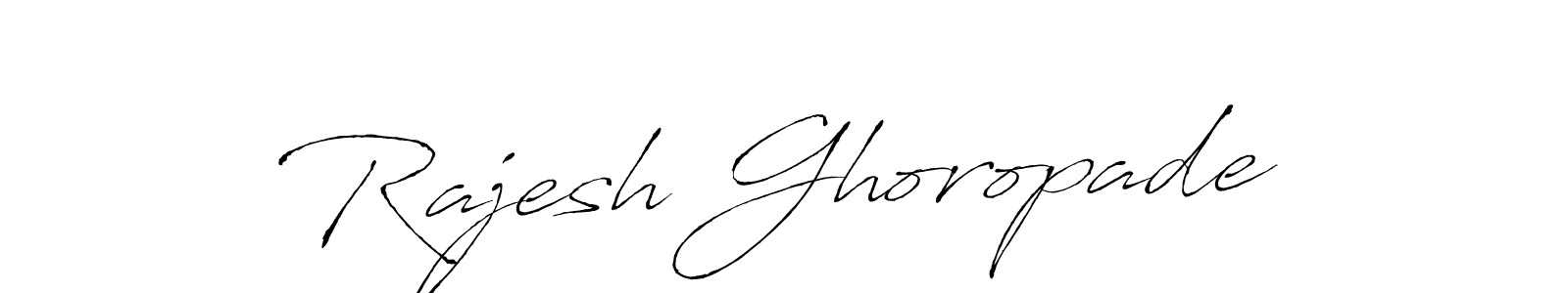 Also we have Rajesh Ghoropade name is the best signature style. Create professional handwritten signature collection using Antro_Vectra autograph style. Rajesh Ghoropade signature style 6 images and pictures png