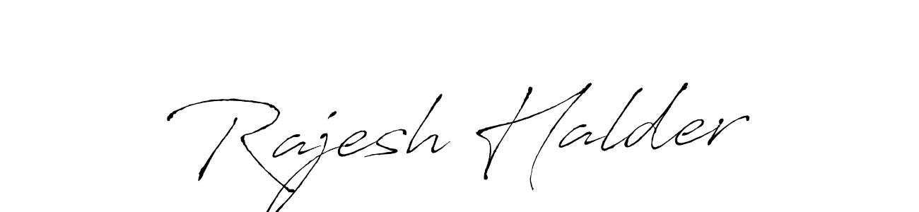 Also we have Rajesh Halder name is the best signature style. Create professional handwritten signature collection using Antro_Vectra autograph style. Rajesh Halder signature style 6 images and pictures png