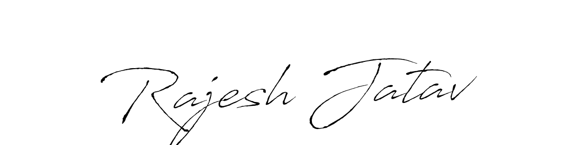 Design your own signature with our free online signature maker. With this signature software, you can create a handwritten (Antro_Vectra) signature for name Rajesh Jatav. Rajesh Jatav signature style 6 images and pictures png