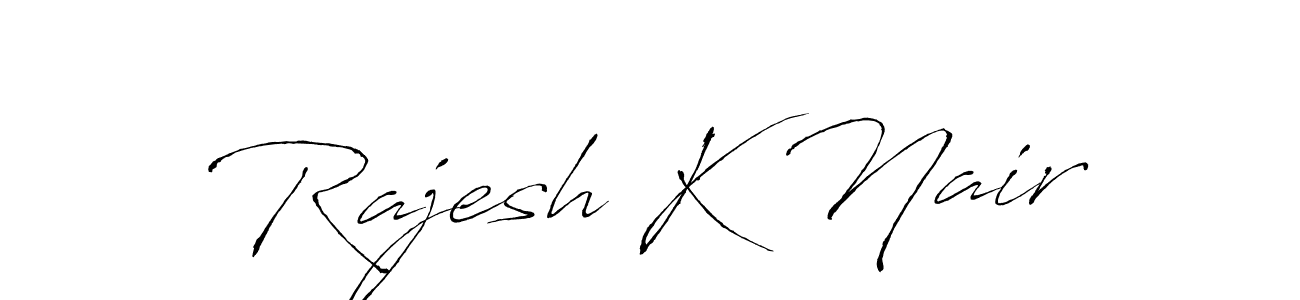Make a short Rajesh K Nair signature style. Manage your documents anywhere anytime using Antro_Vectra. Create and add eSignatures, submit forms, share and send files easily. Rajesh K Nair signature style 6 images and pictures png