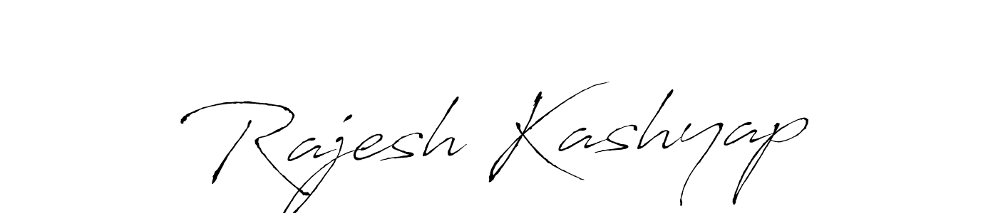 Create a beautiful signature design for name Rajesh Kashyap. With this signature (Antro_Vectra) fonts, you can make a handwritten signature for free. Rajesh Kashyap signature style 6 images and pictures png