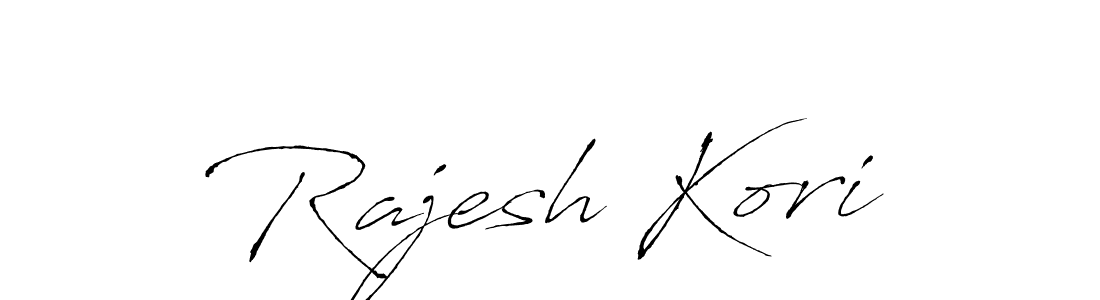 Create a beautiful signature design for name Rajesh Kori. With this signature (Antro_Vectra) fonts, you can make a handwritten signature for free. Rajesh Kori signature style 6 images and pictures png