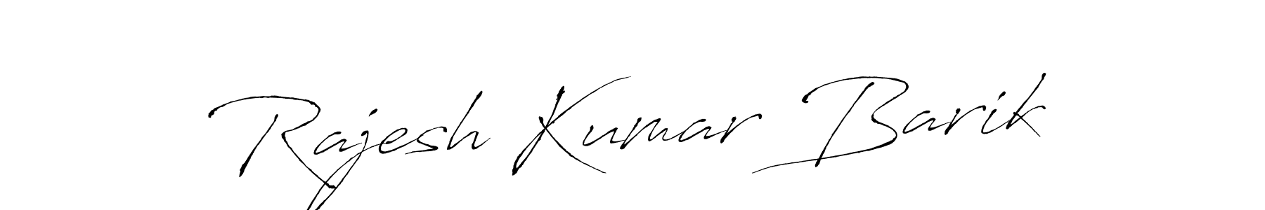 Make a beautiful signature design for name Rajesh Kumar Barik. With this signature (Antro_Vectra) style, you can create a handwritten signature for free. Rajesh Kumar Barik signature style 6 images and pictures png