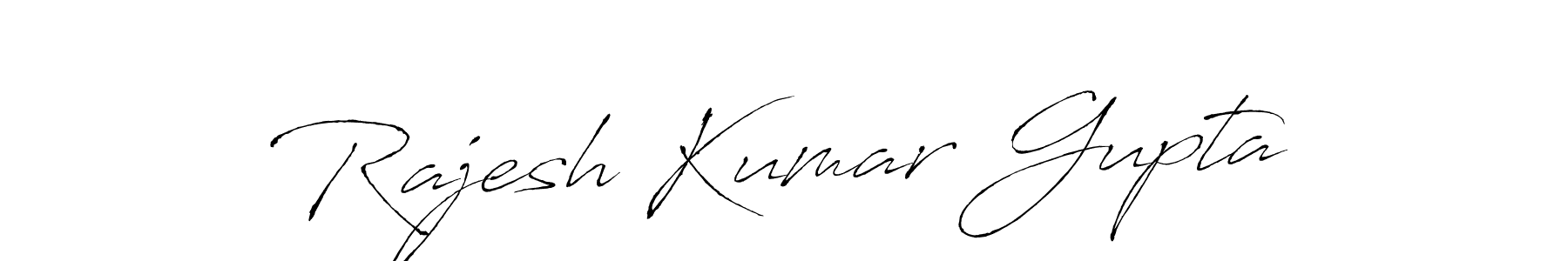 Make a beautiful signature design for name Rajesh Kumar Gupta. With this signature (Antro_Vectra) style, you can create a handwritten signature for free. Rajesh Kumar Gupta signature style 6 images and pictures png