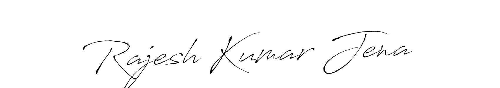 Make a beautiful signature design for name Rajesh Kumar Jena. With this signature (Antro_Vectra) style, you can create a handwritten signature for free. Rajesh Kumar Jena signature style 6 images and pictures png