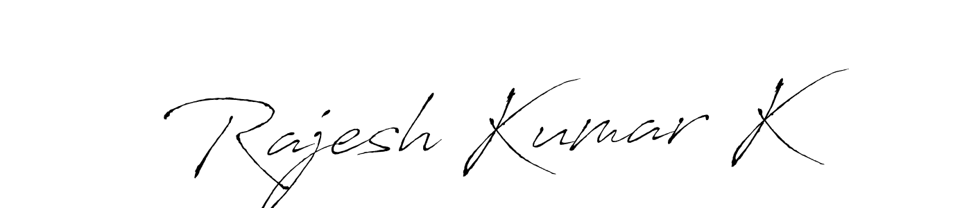 Also we have Rajesh Kumar K name is the best signature style. Create professional handwritten signature collection using Antro_Vectra autograph style. Rajesh Kumar K signature style 6 images and pictures png