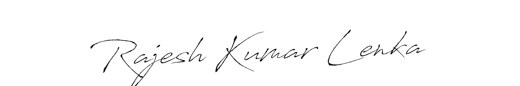 How to make Rajesh Kumar Lenka signature? Antro_Vectra is a professional autograph style. Create handwritten signature for Rajesh Kumar Lenka name. Rajesh Kumar Lenka signature style 6 images and pictures png