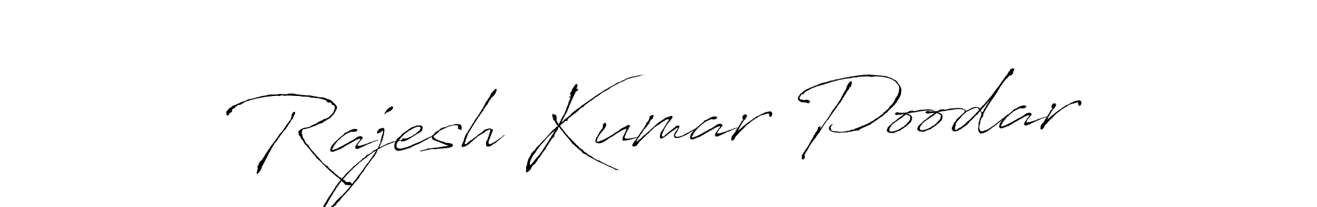 Antro_Vectra is a professional signature style that is perfect for those who want to add a touch of class to their signature. It is also a great choice for those who want to make their signature more unique. Get Rajesh Kumar Poodar name to fancy signature for free. Rajesh Kumar Poodar signature style 6 images and pictures png