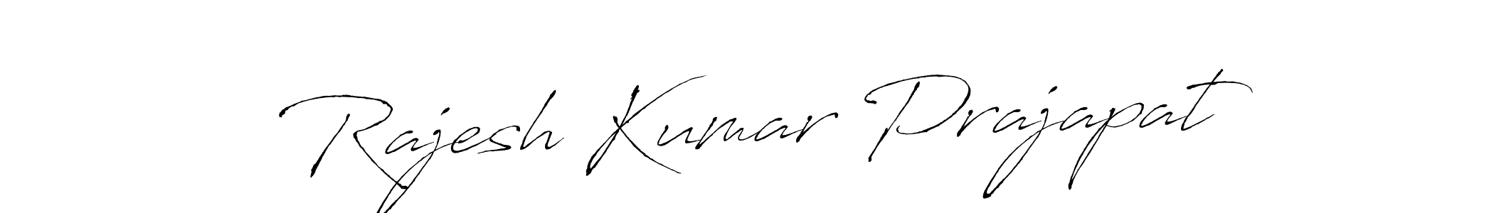 Design your own signature with our free online signature maker. With this signature software, you can create a handwritten (Antro_Vectra) signature for name Rajesh Kumar Prajapat. Rajesh Kumar Prajapat signature style 6 images and pictures png