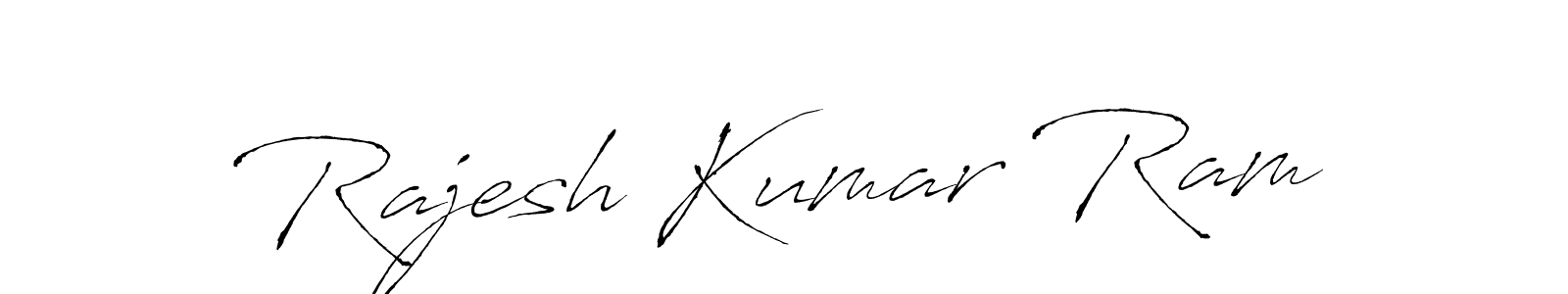 Make a beautiful signature design for name Rajesh Kumar Ram. With this signature (Antro_Vectra) style, you can create a handwritten signature for free. Rajesh Kumar Ram signature style 6 images and pictures png